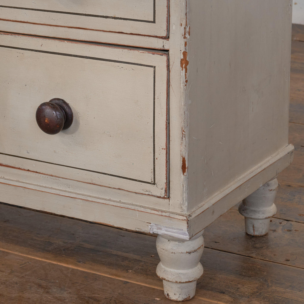 Antique Painted Chest of Drawers-KONTRAST