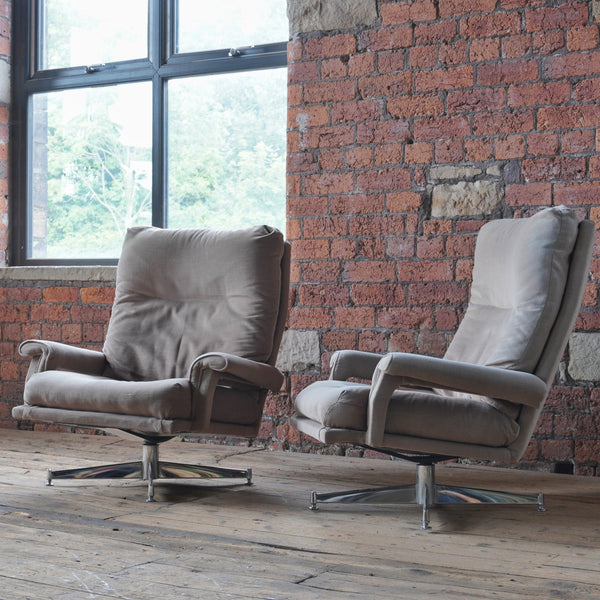 Howard Keith Swivel Chairs pair of
