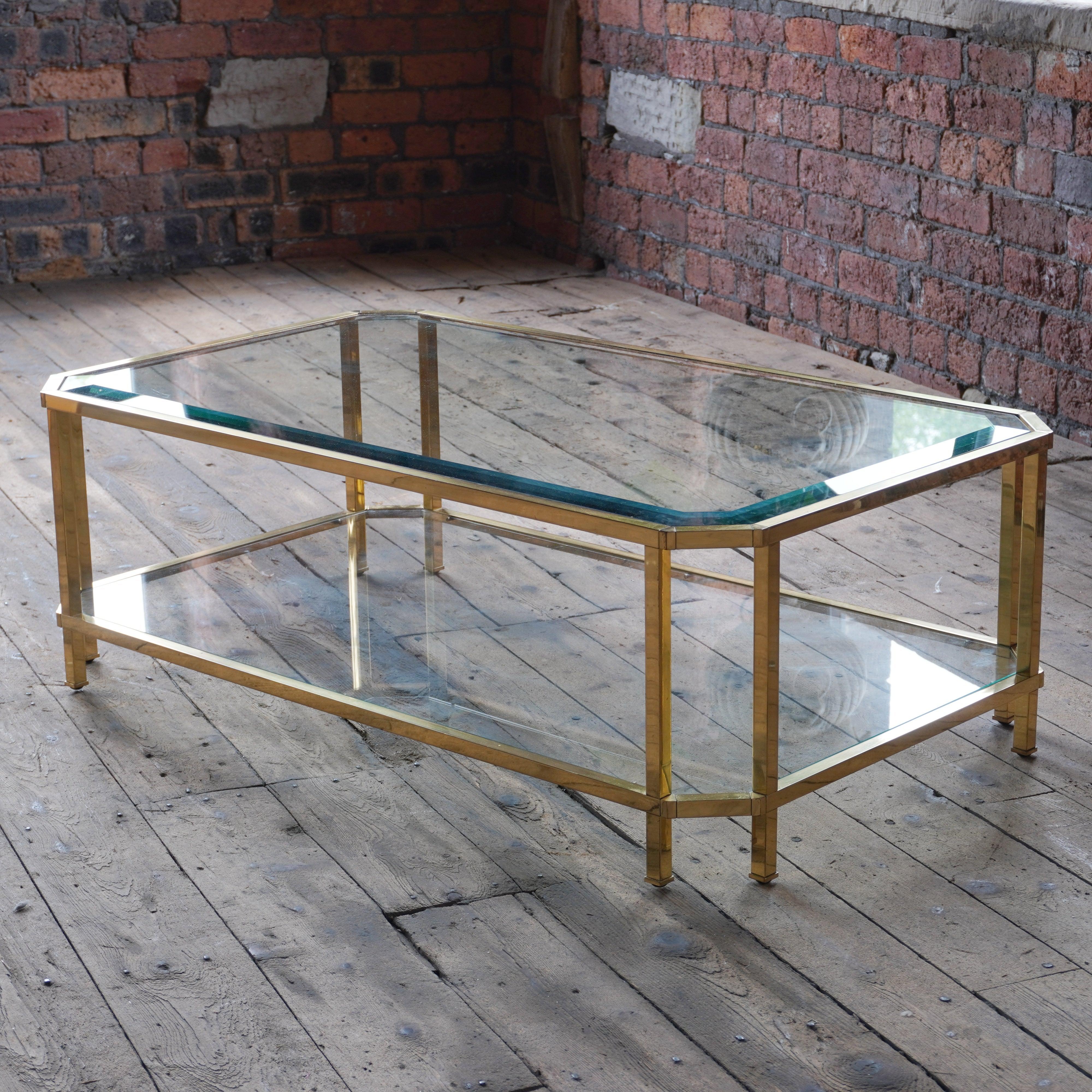 Table en verre extensible Roche Bobois (Golden Gate) - Ameublement Table en verre extensible Roche Bobois (Golden Gate) - Ameublement