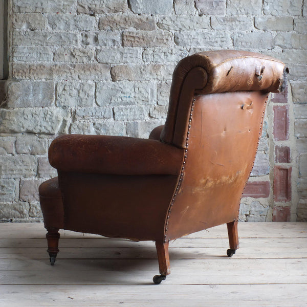 Walker shop leather armchair