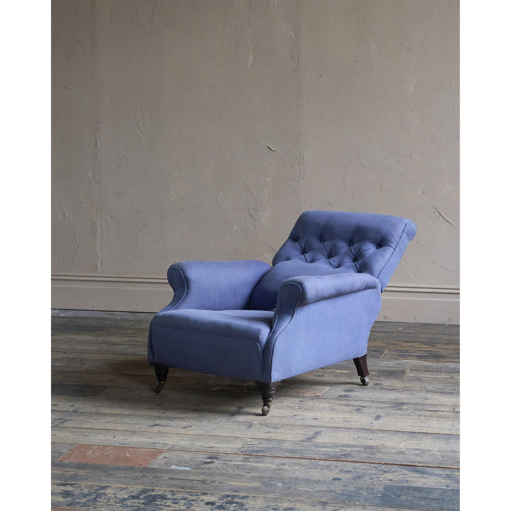 19th Century Reclining Armchair-Antique Seating-KONTRAST