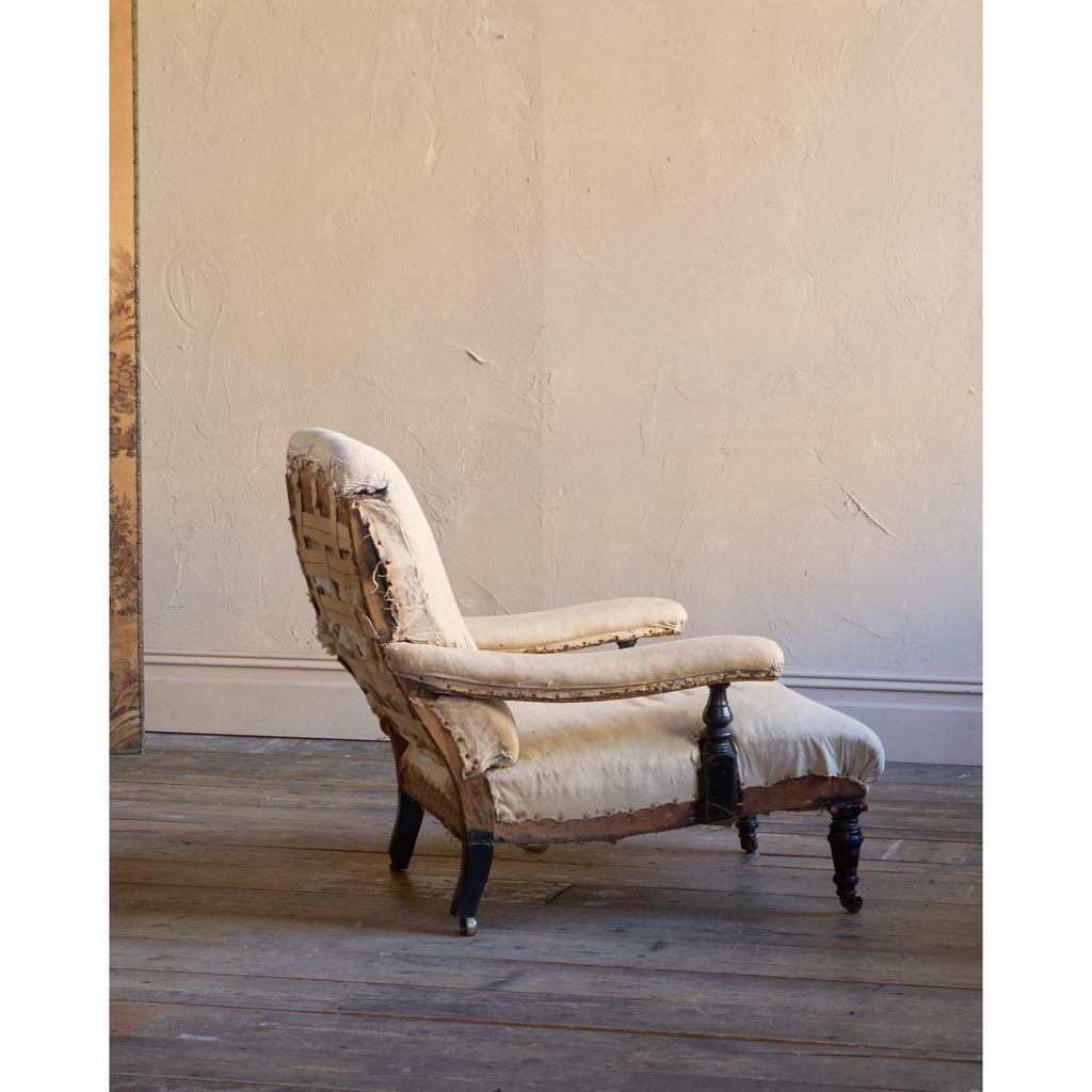 A Deep-Seated Open Armchair-Antique Seating-KONTRAST