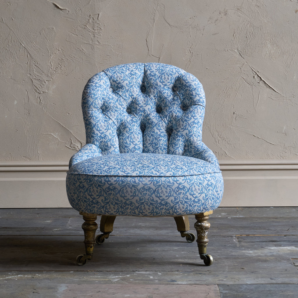 A Pair of Small Bedroom Chair by Howard and Sons-Antique Seating-KONTRAST