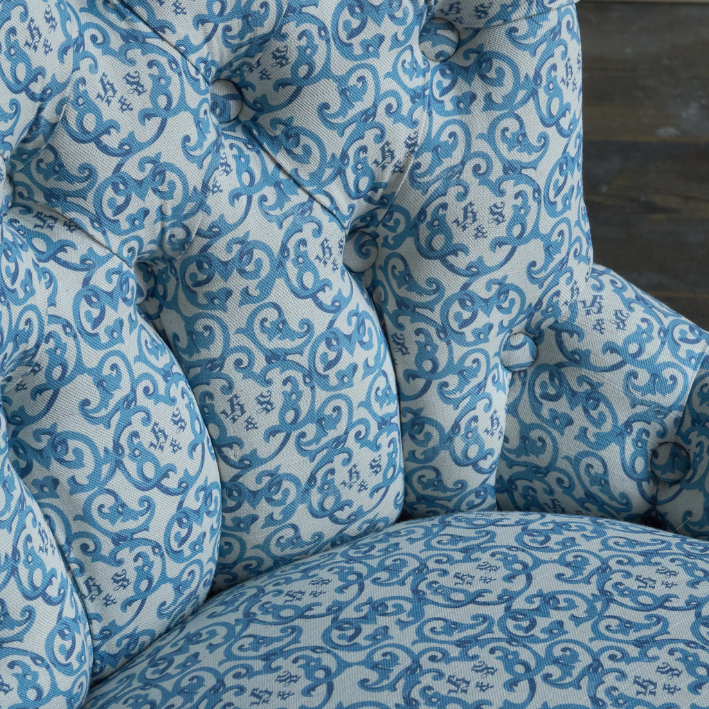 A Pair of Small Bedroom Chairs by Howard and Sons-Antique Seating-KONTRAST