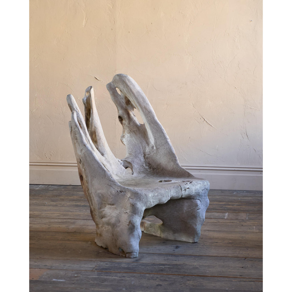 A Teak Tree Root Chair-Vintage Seating-KONTRAST