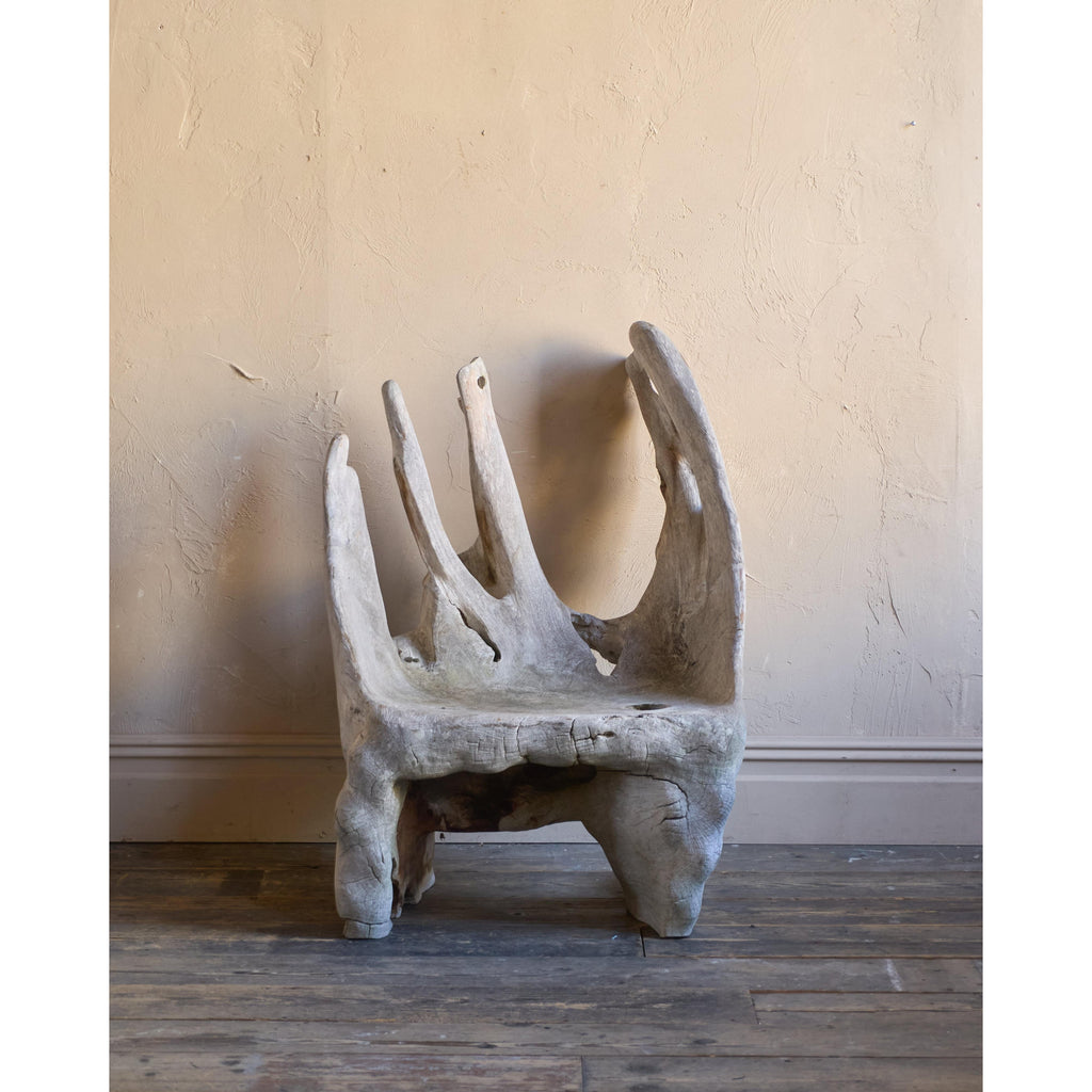 A Teak Tree Root Chair-Vintage Seating-KONTRAST