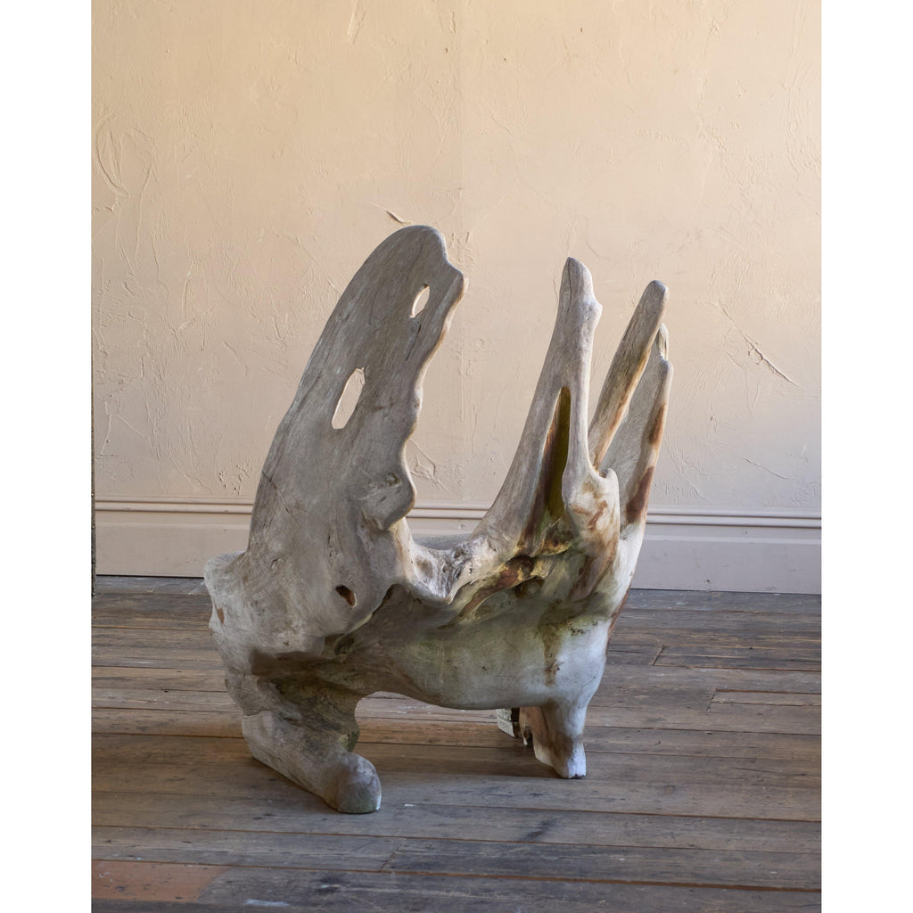 A Teak Tree Root Chair-Vintage Seating-KONTRAST
