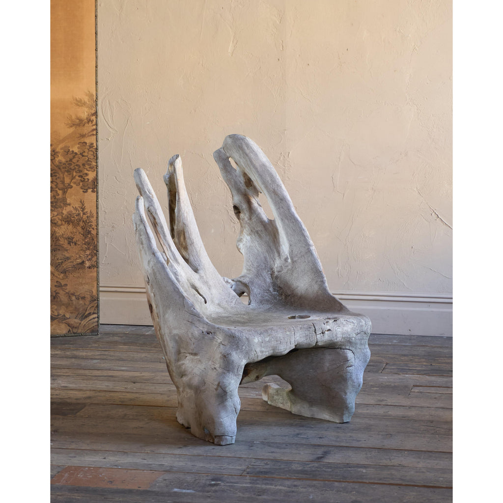 A Teak Tree Root Chair-Vintage Seating-KONTRAST