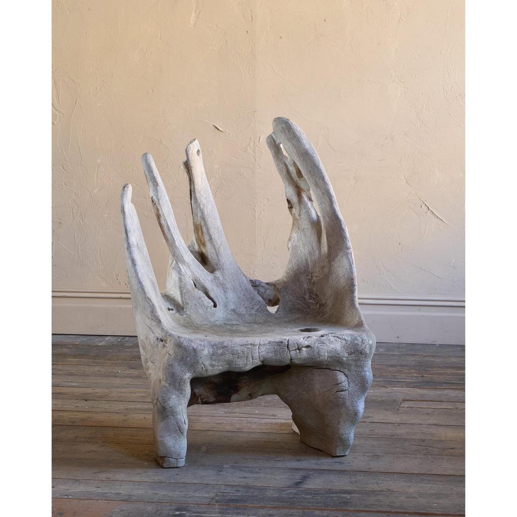 A Teak Tree Root Chair-Vintage Seating-KONTRAST