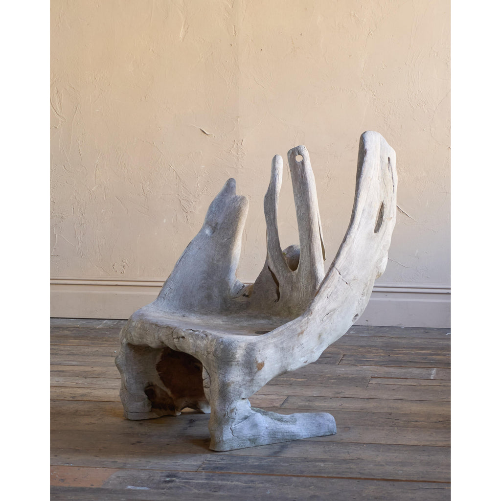 A Teak Tree Root Chair-Vintage Seating-KONTRAST
