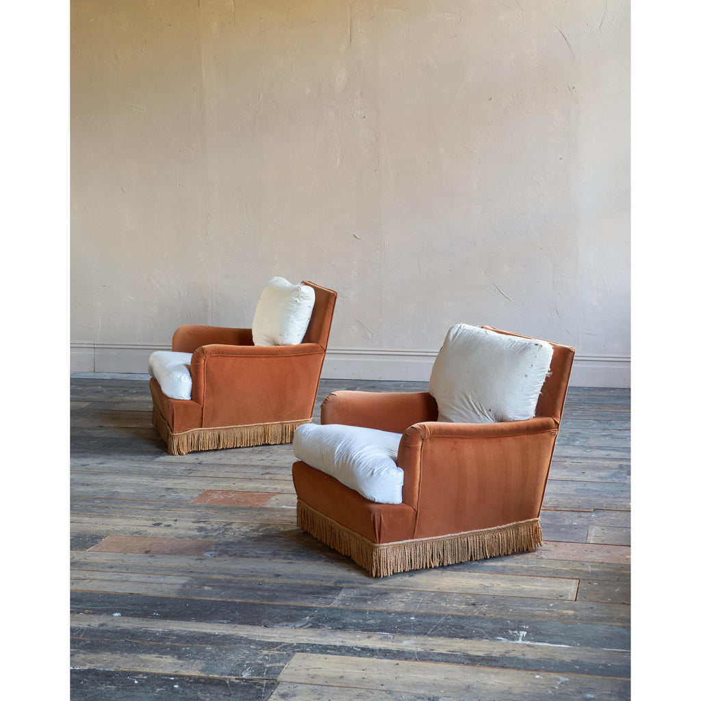 A pair of Howard style armchairs-Vintage Seating-KONTRAST
