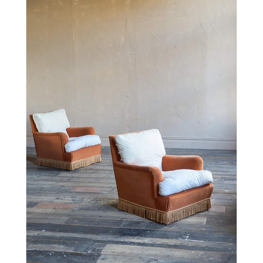 A pair of Howard style armchairs-Vintage Seating-KONTRAST