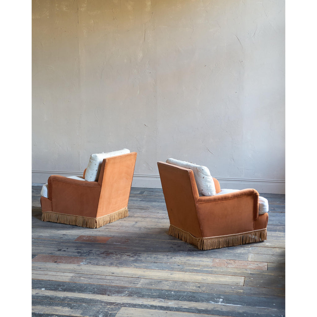 A pair of Howard style armchairs-Vintage Seating-KONTRAST