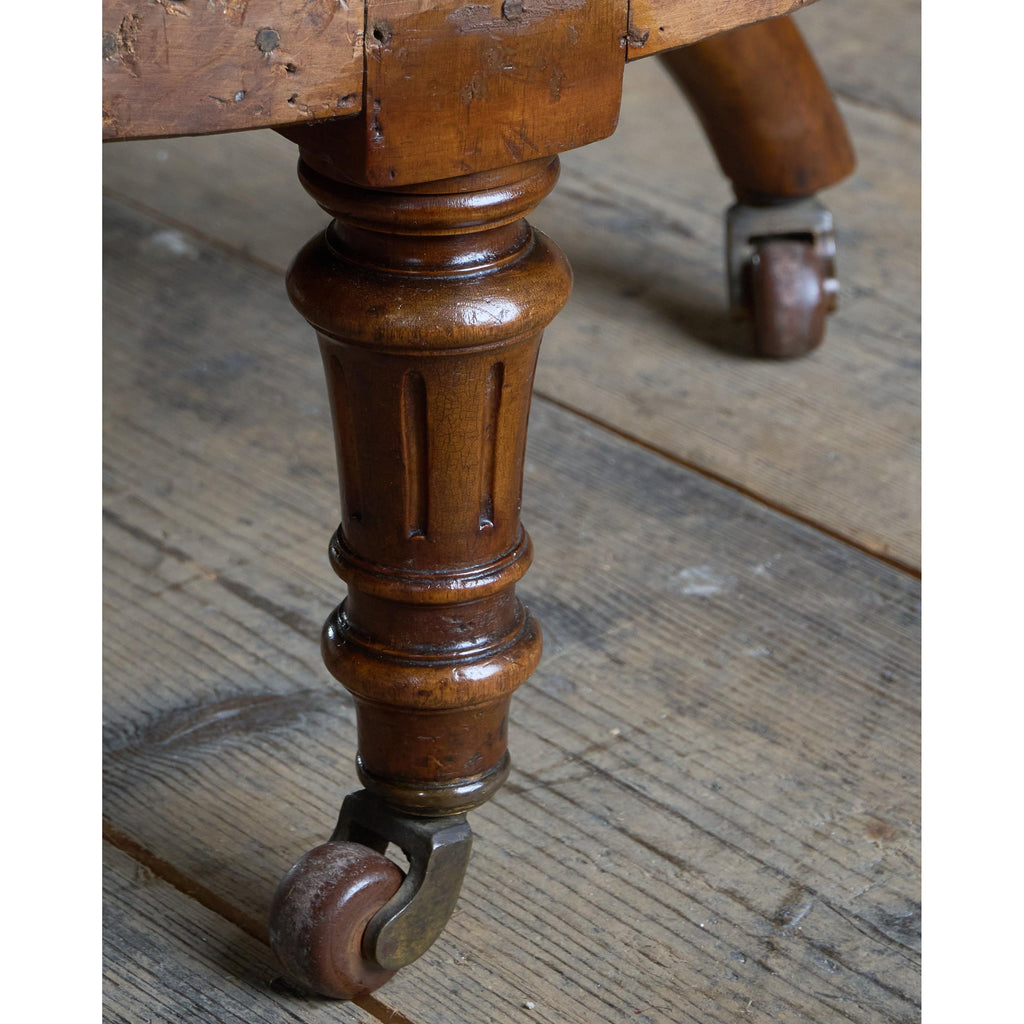 A pair of round seat nursing chairs-Antique Seating-KONTRAST