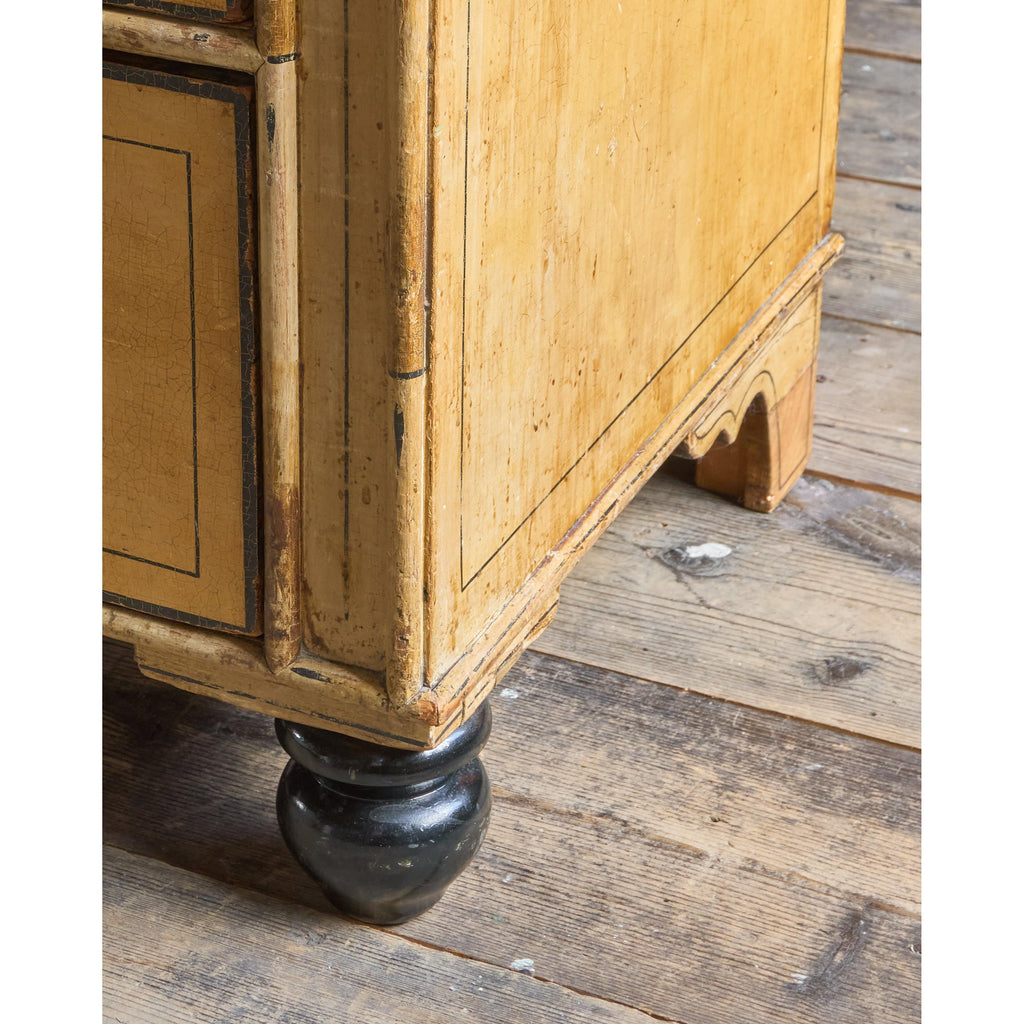 Aesthetic movement simulated bamboo Chest of Drawers-Antique Storage-KONTRAST