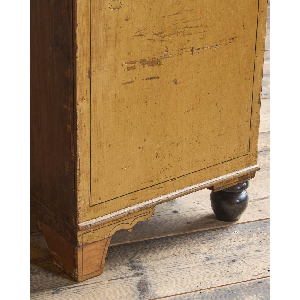 Aesthetic movement simulated bamboo Chest of Drawers-Antique Storage-KONTRAST