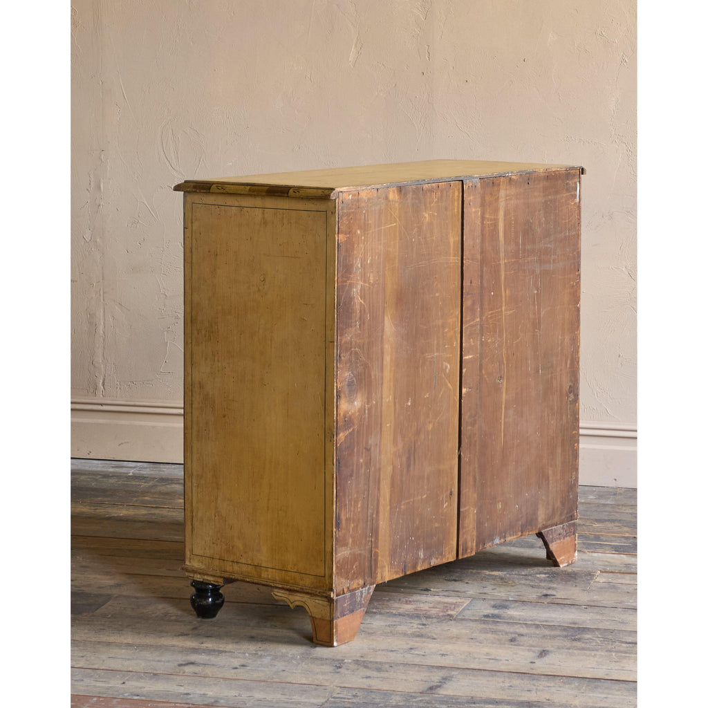 Aesthetic movement simulated bamboo Chest of Drawers-Antique Storage-KONTRAST