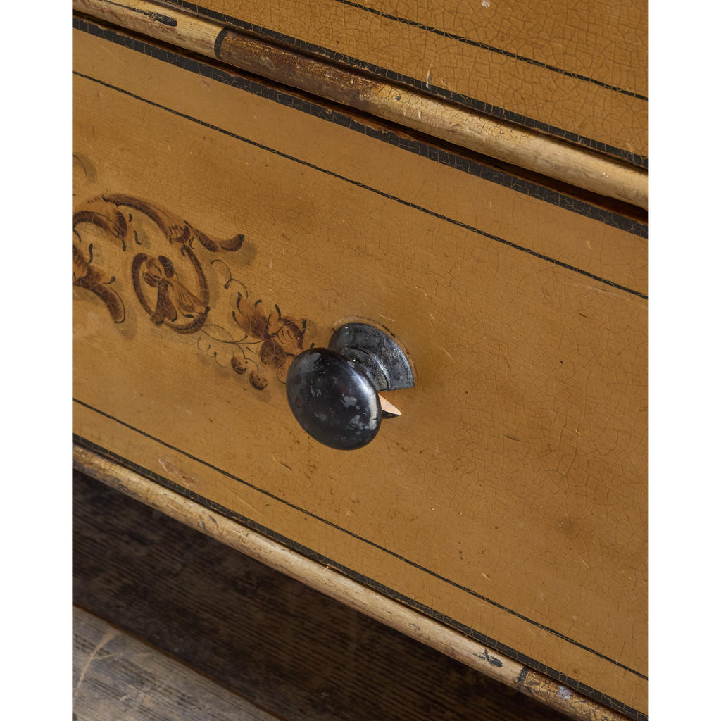 Aesthetic movement simulated bamboo Chest of Drawers-Antique Storage-KONTRAST