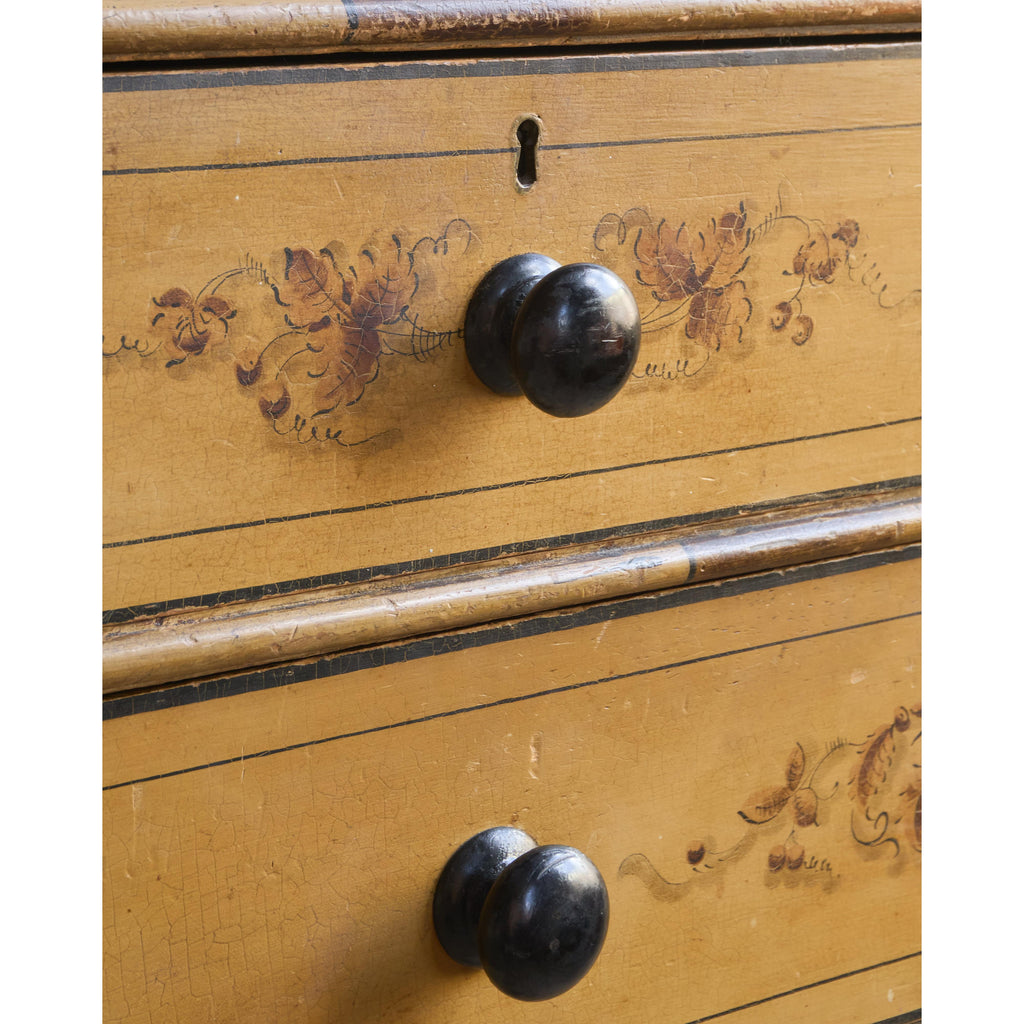 Aesthetic movement simulated bamboo Chest of Drawers-Antique Storage-KONTRAST