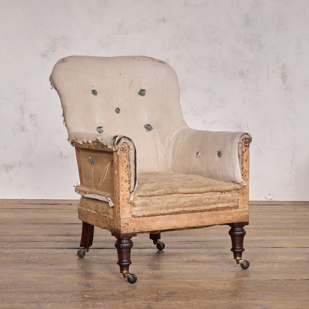 Antique Armchair att to Maple & Co-Antique Seating-KONTRAST