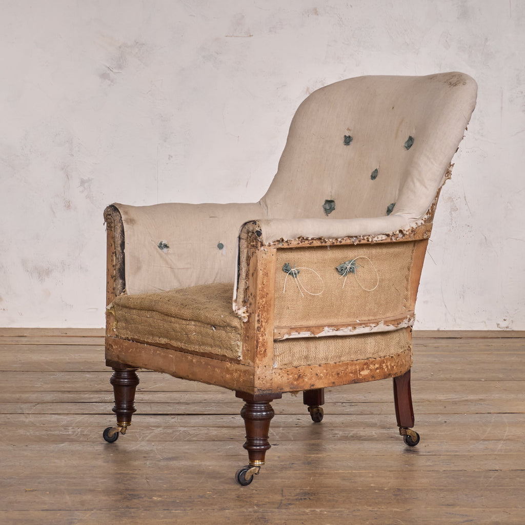 Antique Armchair att to Maple & Co-Antique Seating-KONTRAST