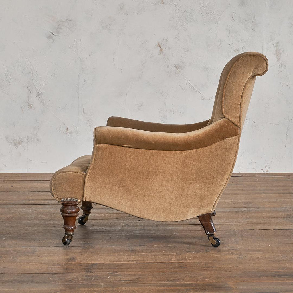 Antique Armchair in the style of Jas Shoolbred.-Antique Seating-KONTRAST
