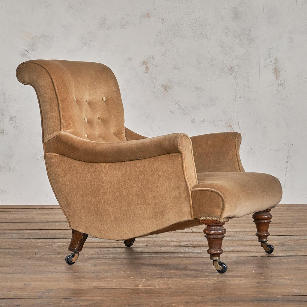 Antique Armchair in the style of Jas Shoolbred.-Antique Seating-KONTRAST