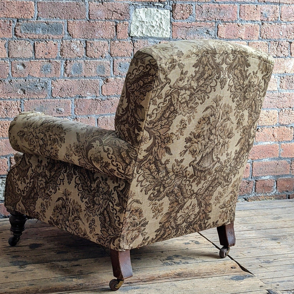 Antique Armchair with Original tapestry upholstery-Antique Seating-KONTRAST