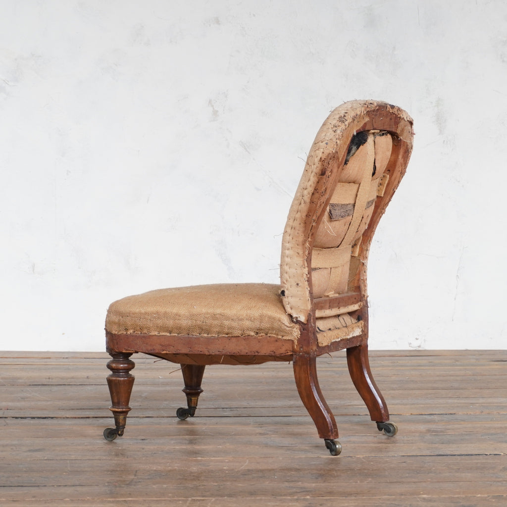 Antique Bedroom Chair by Hindley & Sons.-KONTRAST
