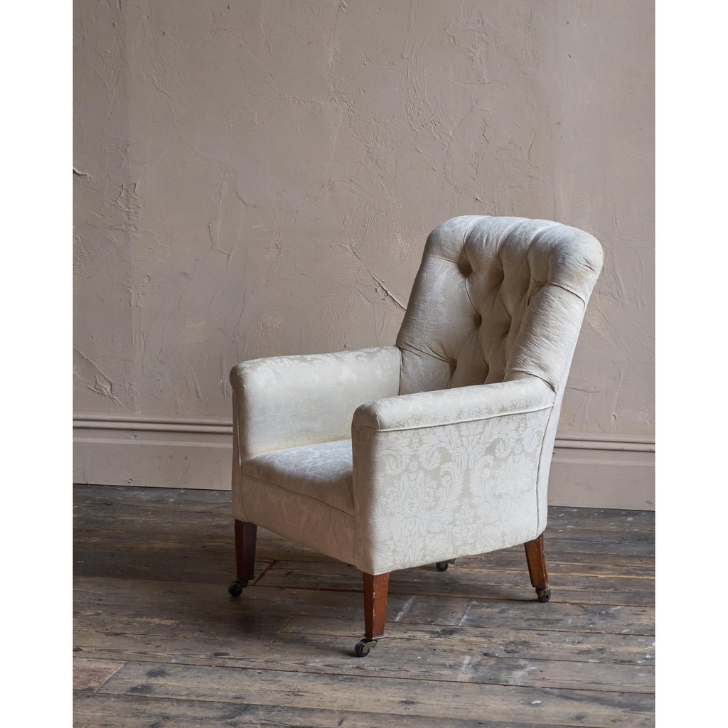 Antique Button Back Chair-Antique Seating-KONTRAST