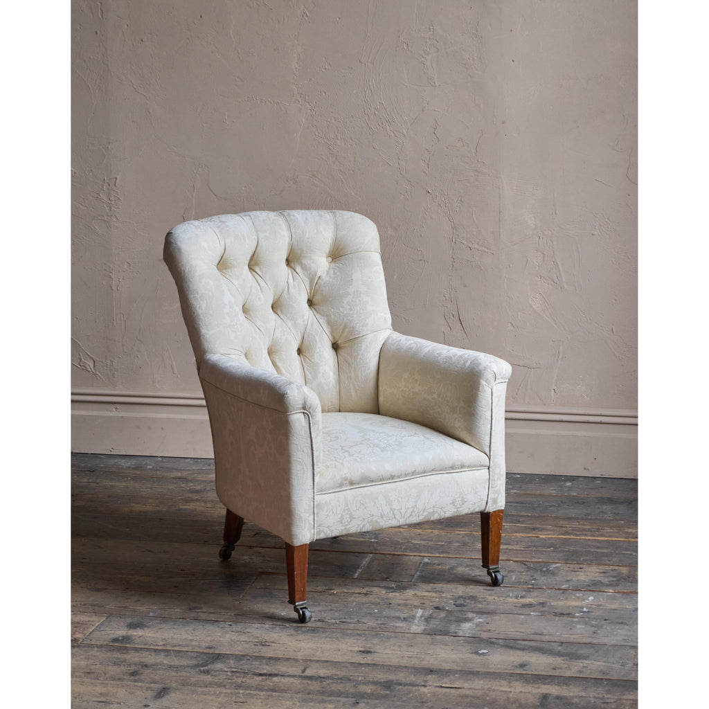 Antique Button Back Chair-Antique Seating-KONTRAST