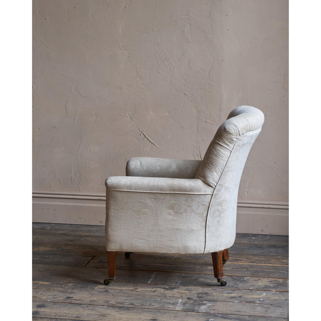 Antique Button Back Chair-Antique Seating-KONTRAST