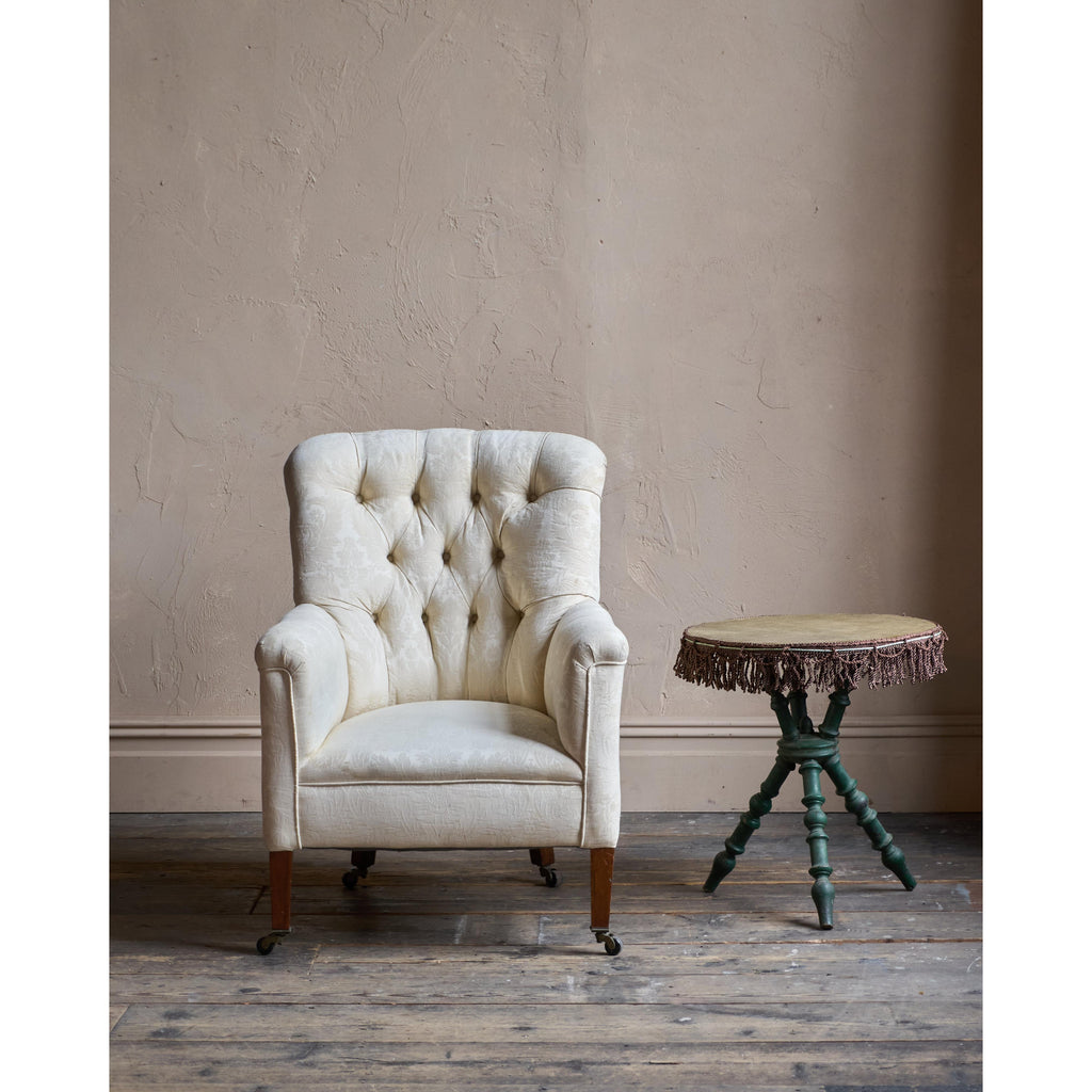 Antique Button Back Chair-Antique Seating-KONTRAST