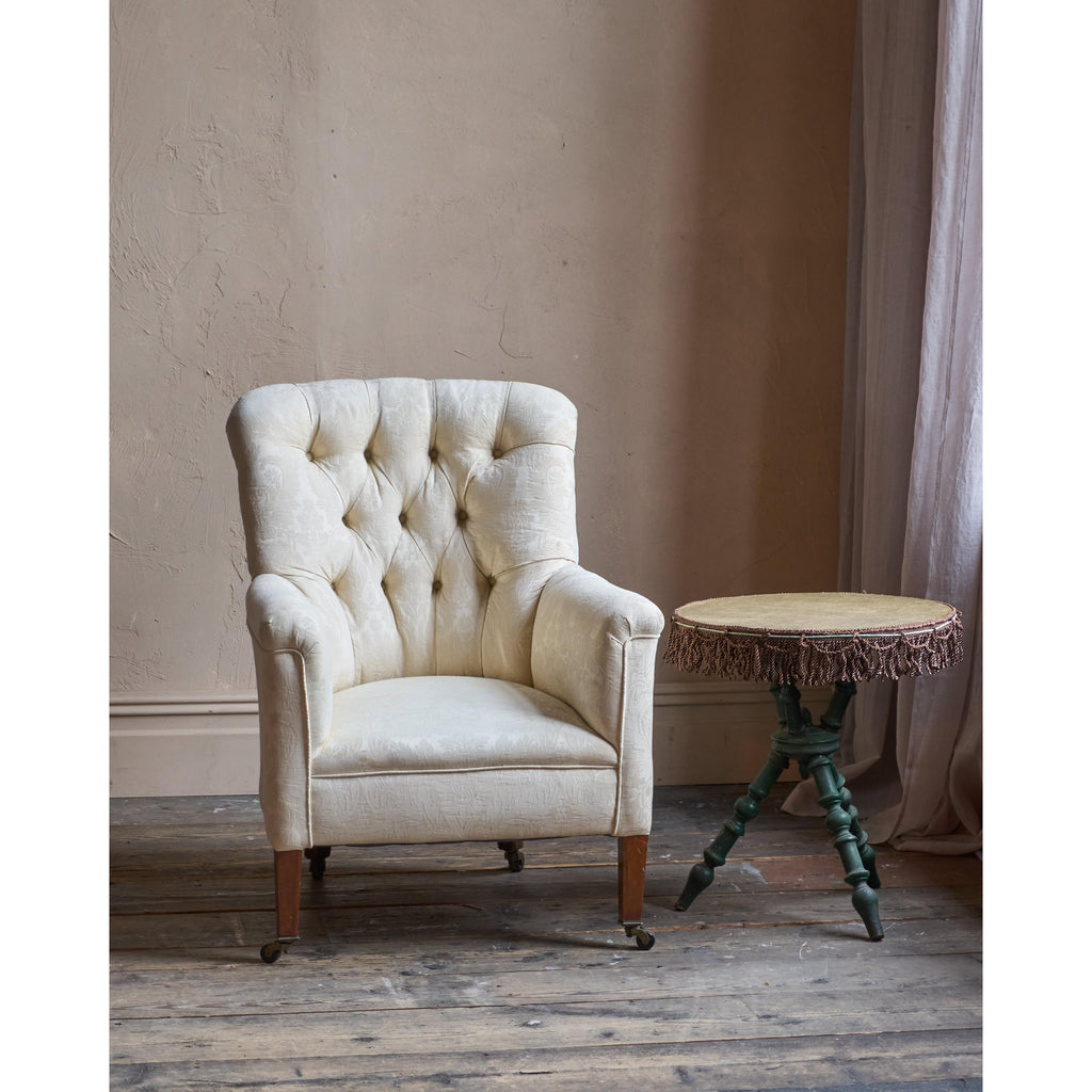 Antique Button Back Chair-Antique Seating-KONTRAST