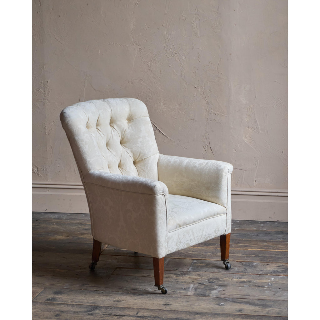 Antique Button Back Chair-Antique Seating-KONTRAST