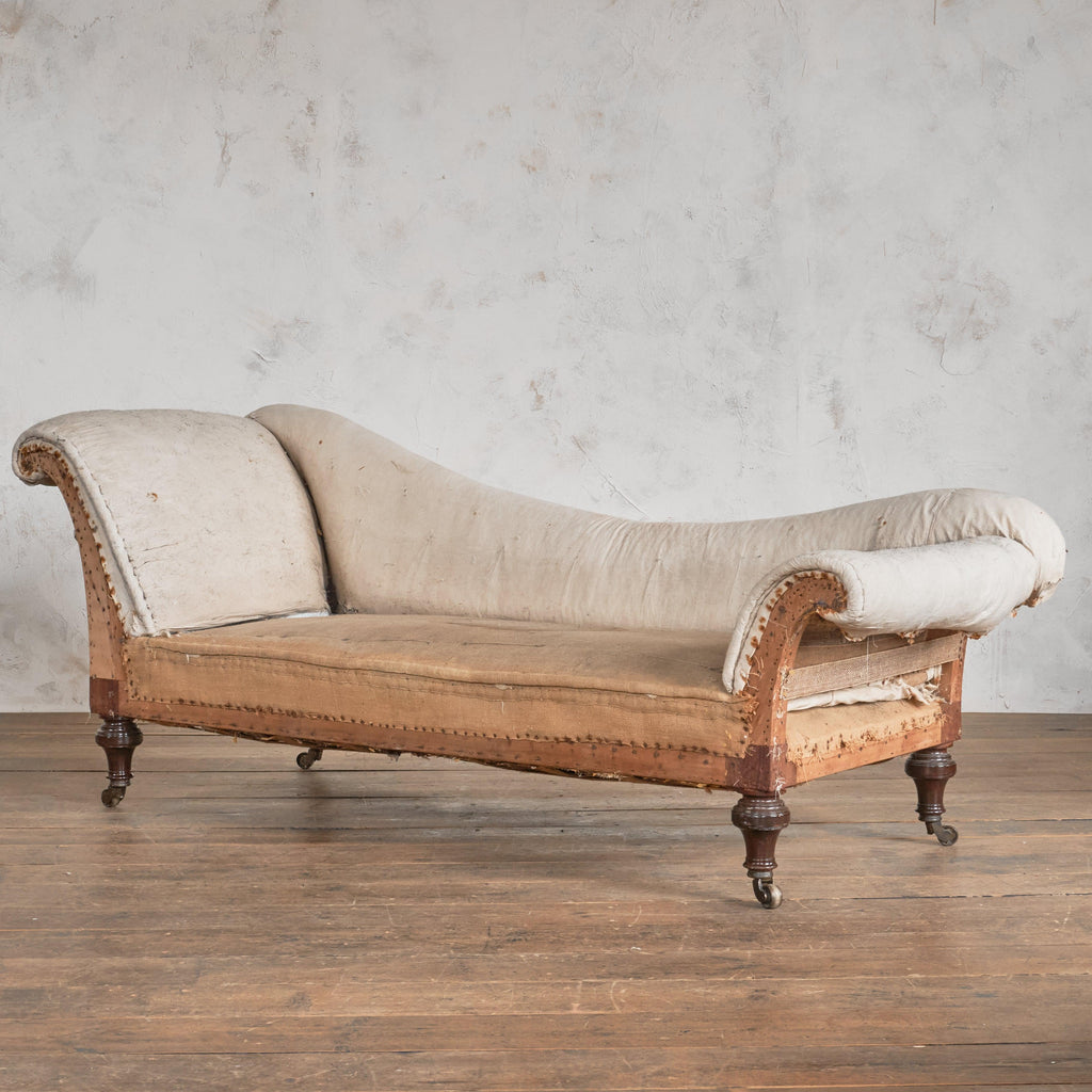 Antique Chaise Longue att' to Holland and Sons-Antique Seating-KONTRAST