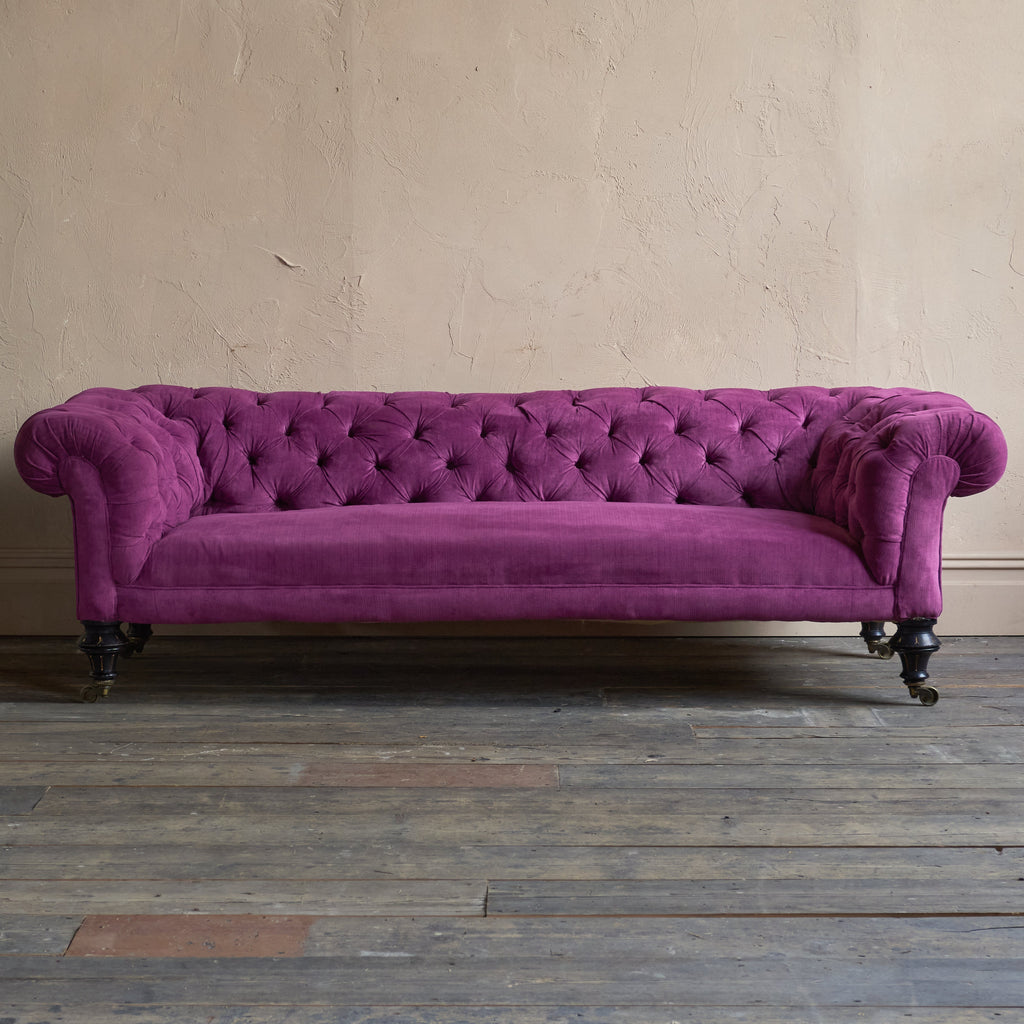 Antique Chesterfield sofa - aesthetic movement-Antique Seating-KONTRAST