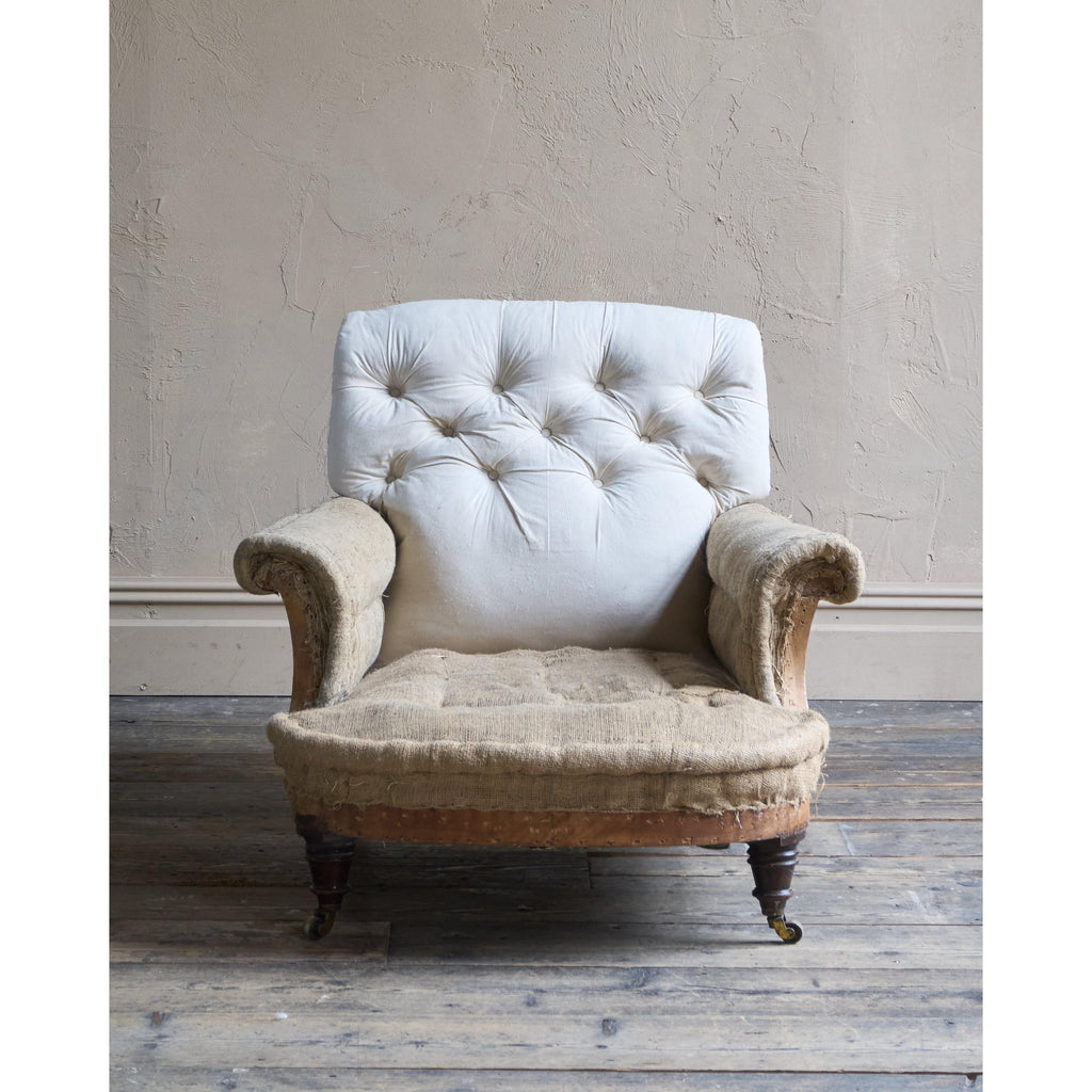 Antique Country House Armchair - Howard Club Chair Style-KONTRAST