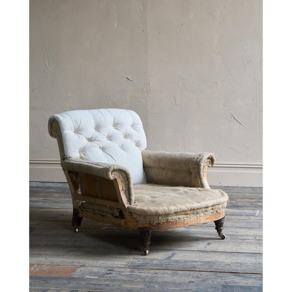 Antique Country House Armchair - Howard Club Chair Style-KONTRAST