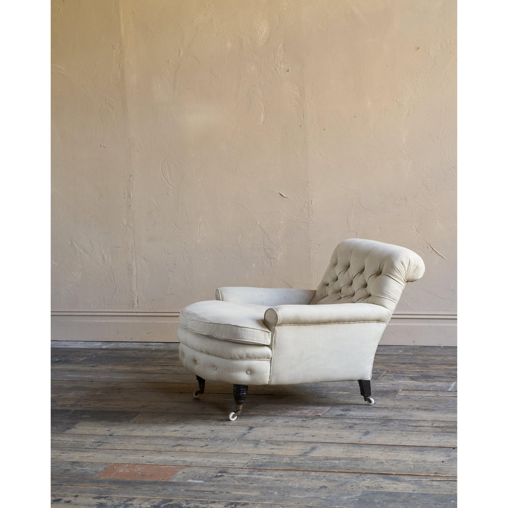 Antique Deep Seated Armchair-Antique Seating-KONTRAST