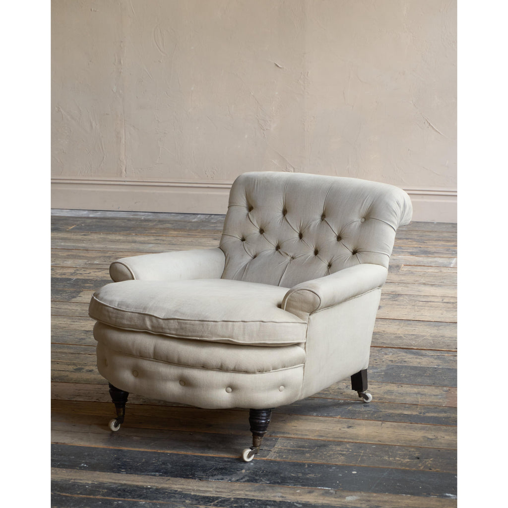 Antique Deep Seated Armchair-Antique Seating-KONTRAST