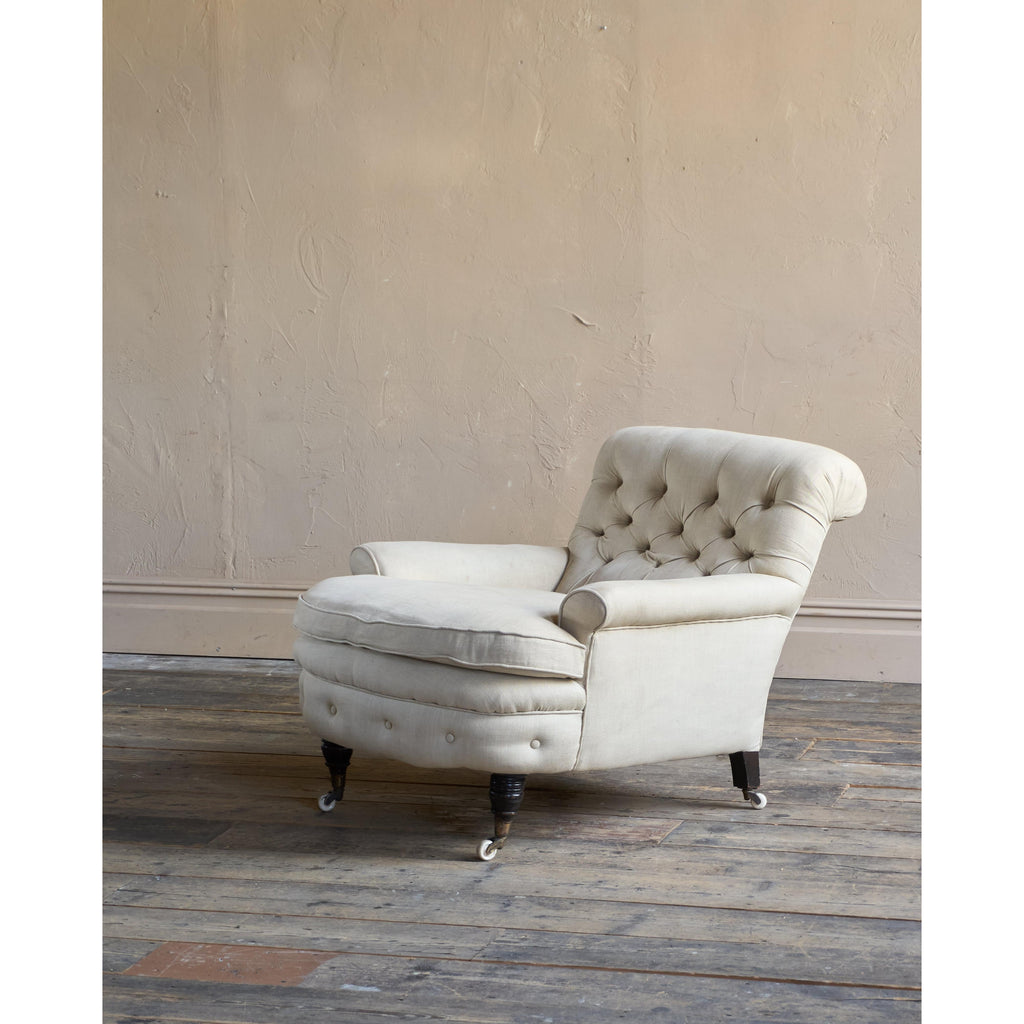 Antique Deep Seated Armchair-Antique Seating-KONTRAST