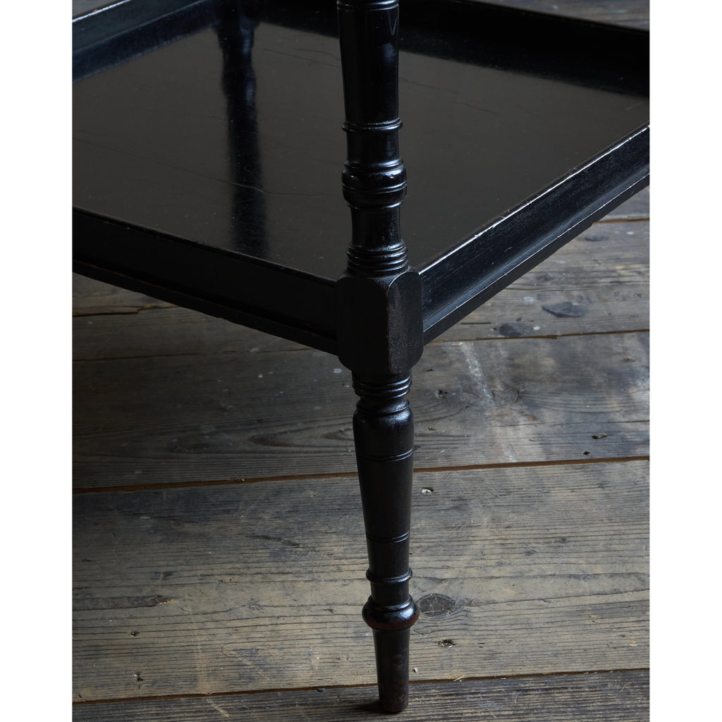 Antique Ebonised Side Table by Bertram & Son-Antique Tables-KONTRAST