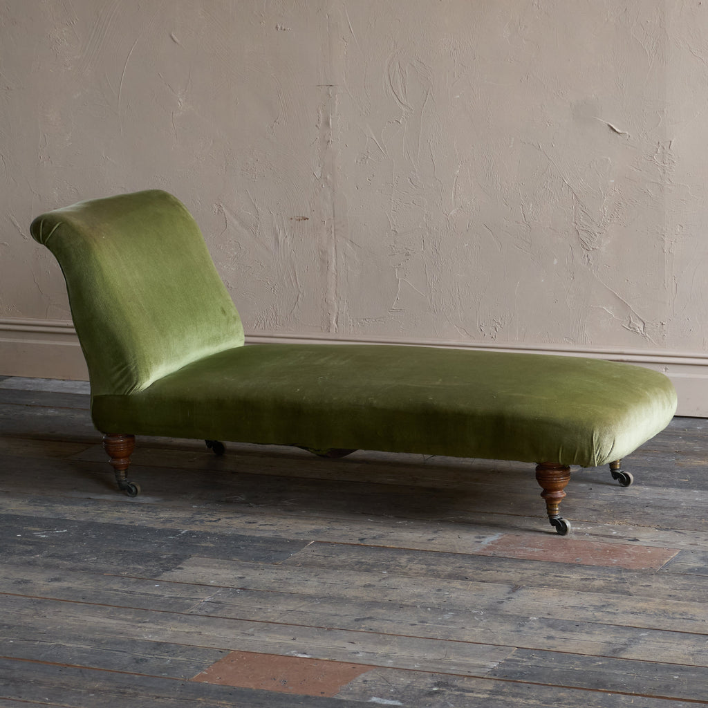 Antique Howard and Sons Chaise Longue-Antique Seating-KONTRAST