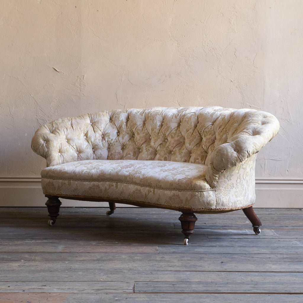 Antique Kidney Shaped Sofa-KONTRAST