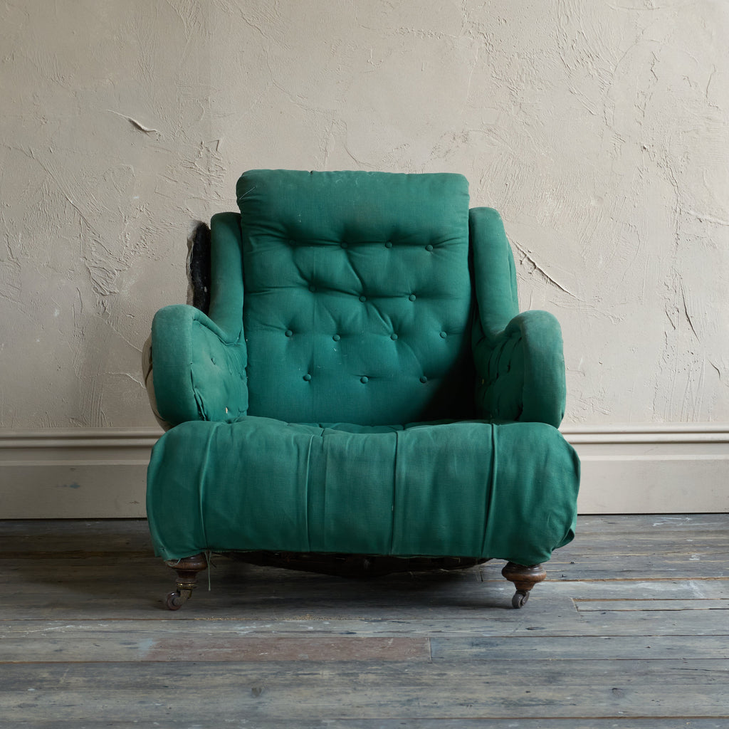 Antique Lounge Armchair - Howard Style-KONTRAST