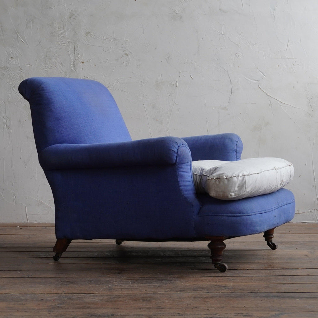 Antique Low Armchair att by Shoolbred-Antique Seating-KONTRAST