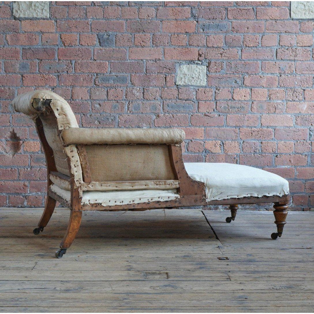 Antique Miles & Edwards Chaise Longue (C. Hindley)-Antique Seating-KONTRAST