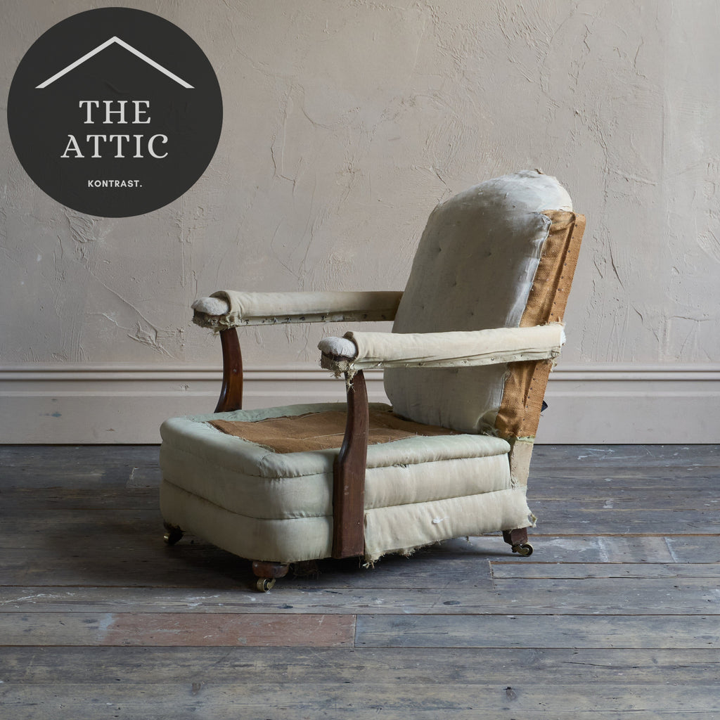 Antique Open Armchair 1920s/30s-Antique Seating-KONTRAST