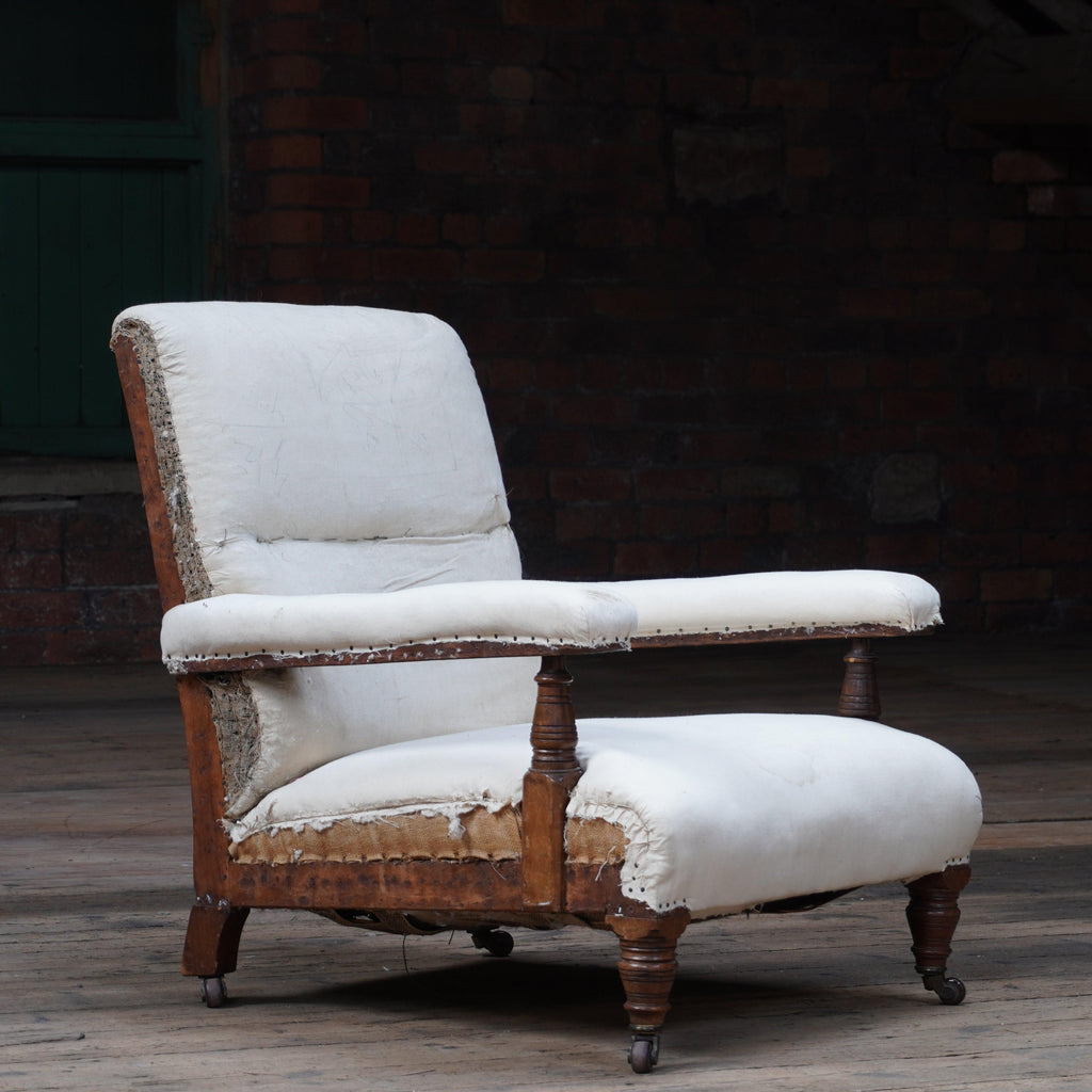 Antique Open Armchair - Howard Style-Antique Seating-KONTRAST